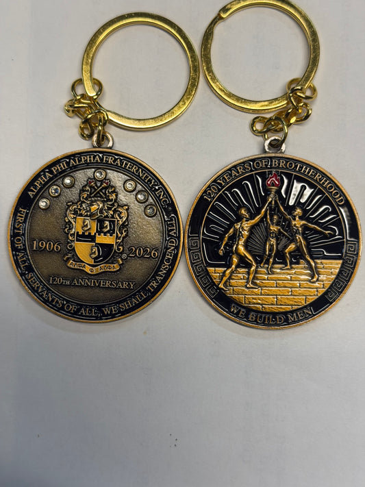 Alpha Phi Alpha 120th Anniversary Keychain